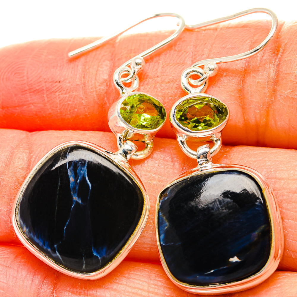 Pietersite Earrings handcrafted by Ana Silver Co - EARR430159