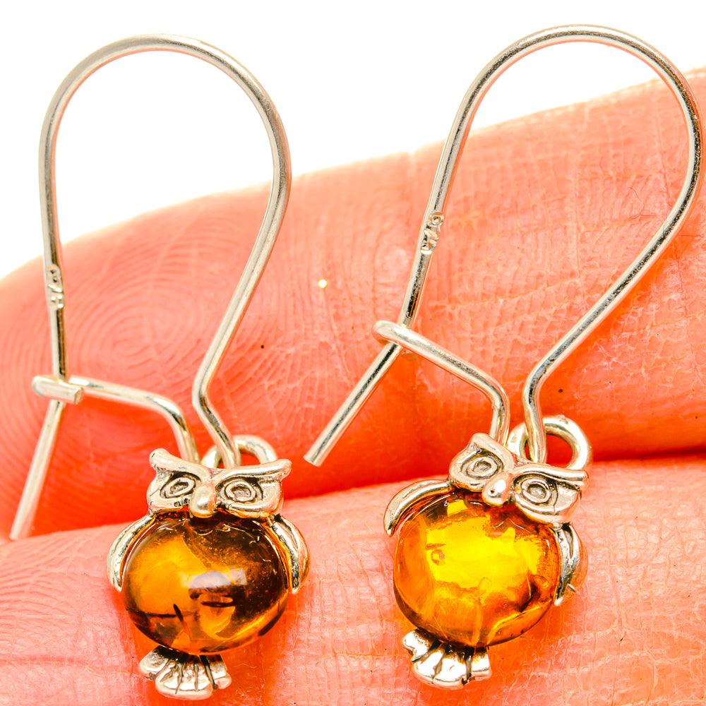 Baltic Amber Earrings handcrafted by Ana Silver Co - EARR430160