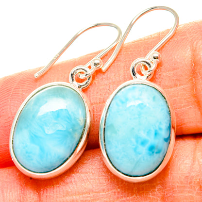 Larimar Earrings handcrafted by Ana Silver Co - EARR430168