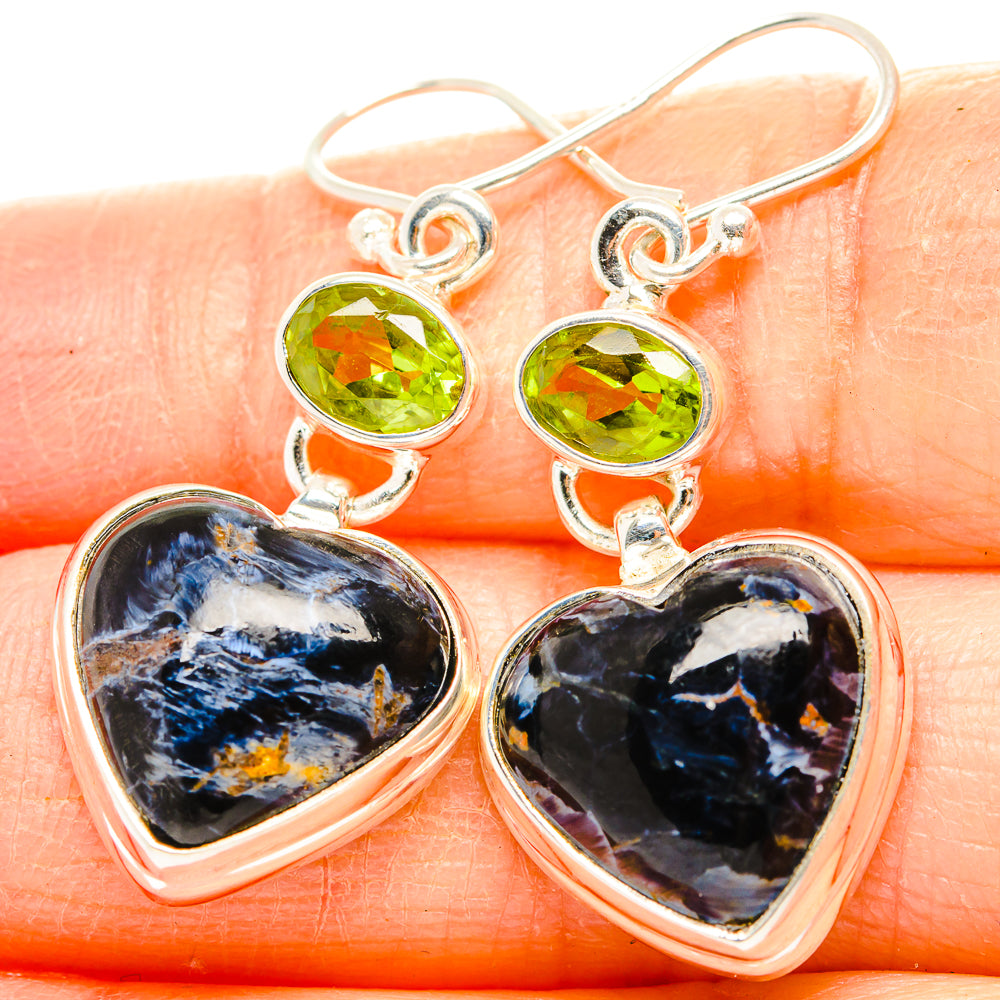 Pietersite Earrings handcrafted by Ana Silver Co - EARR430173