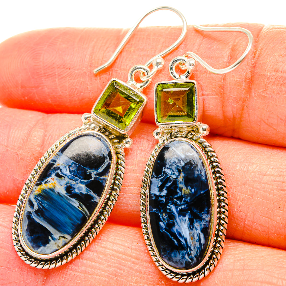 Pietersite Earrings handcrafted by Ana Silver Co - EARR430178