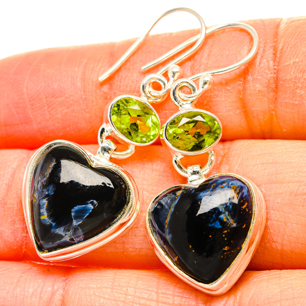 Pietersite Earrings handcrafted by Ana Silver Co - EARR430187