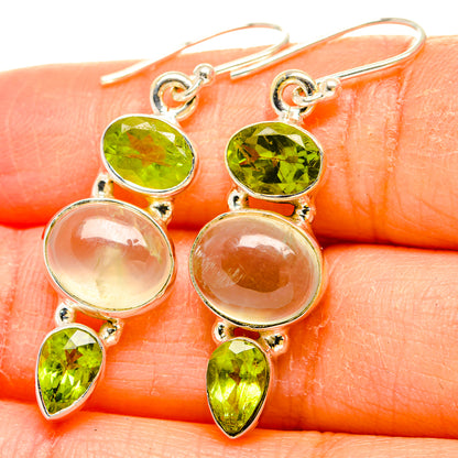 Prehnite Earrings handcrafted by Ana Silver Co - EARR430192