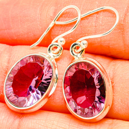 Color Change Alexandrite Earrings handcrafted by Ana Silver Co - EARR430198