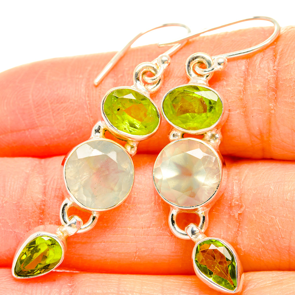 Prehnite Earrings handcrafted by Ana Silver Co - EARR430207