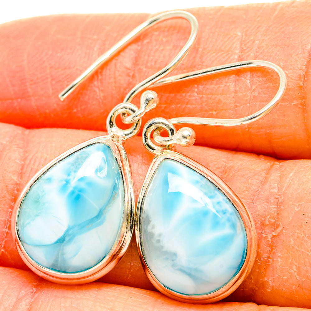 Larimar Earrings handcrafted by Ana Silver Co - EARR430225