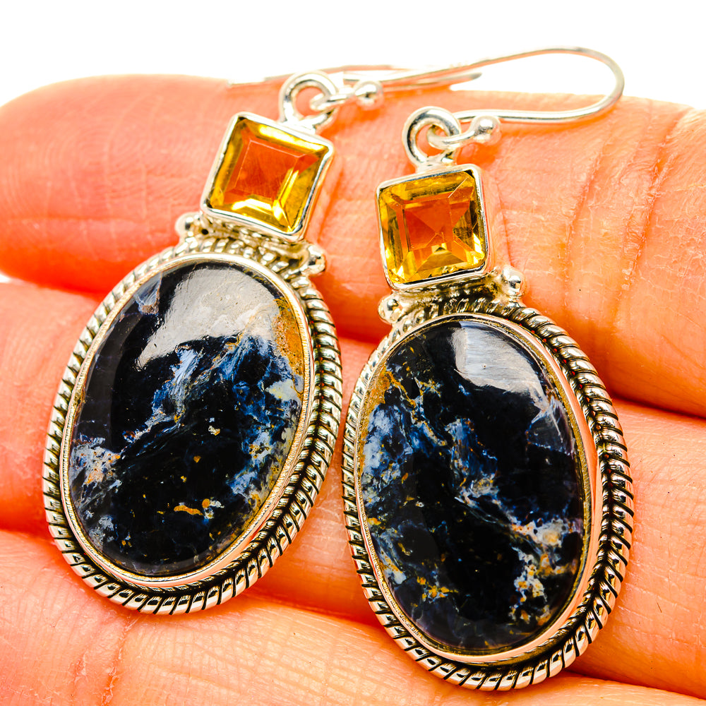 Pietersite Earrings handcrafted by Ana Silver Co - EARR430226