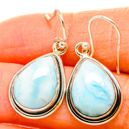 Larimar Earrings handcrafted by Ana Silver Co - EARR430228