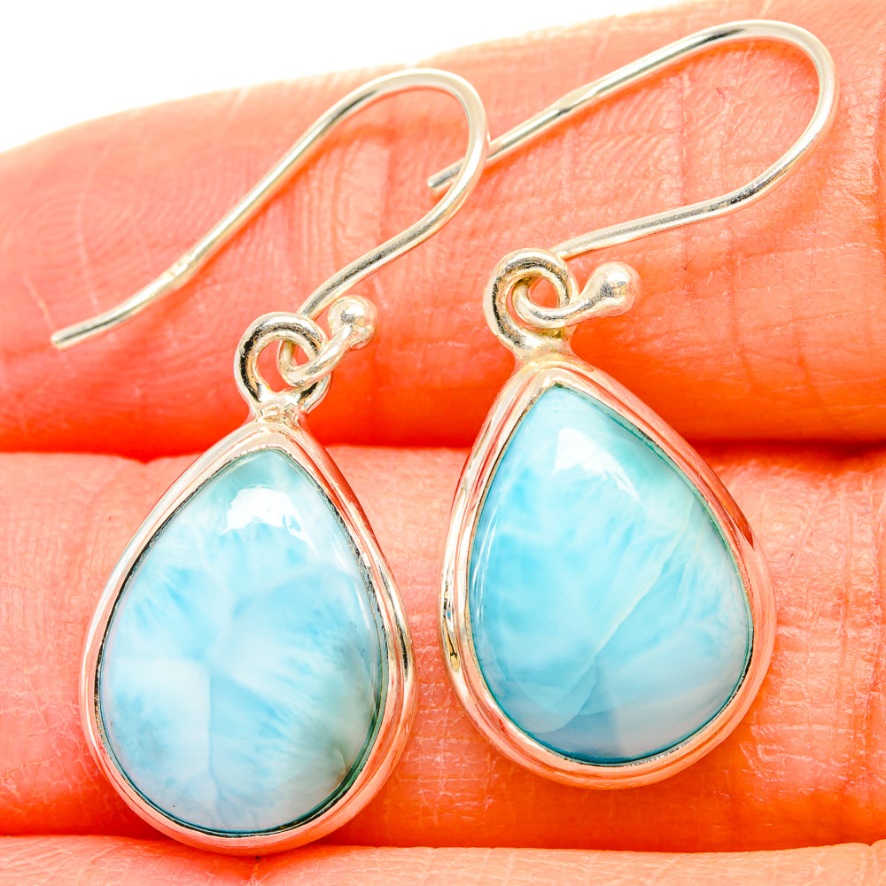 Larimar Earrings handcrafted by Ana Silver Co - EARR430232