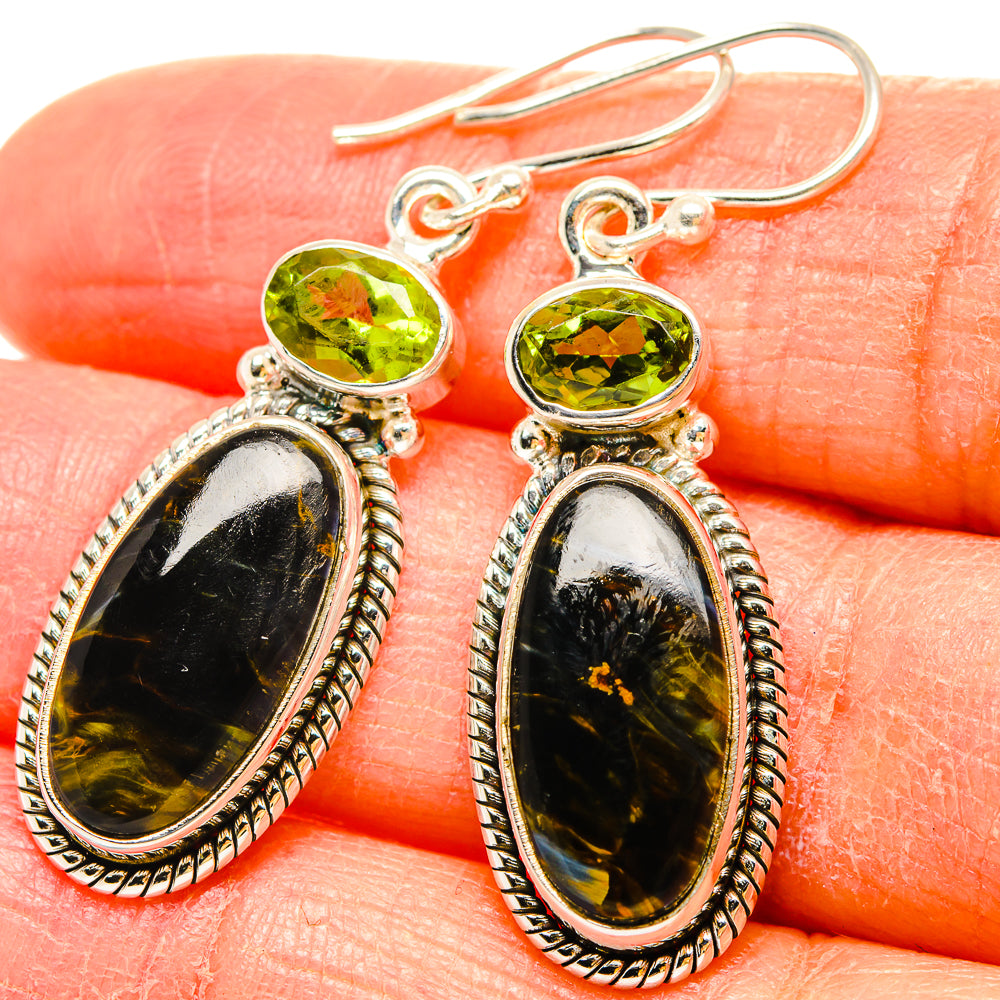Pietersite Earrings handcrafted by Ana Silver Co - EARR430236