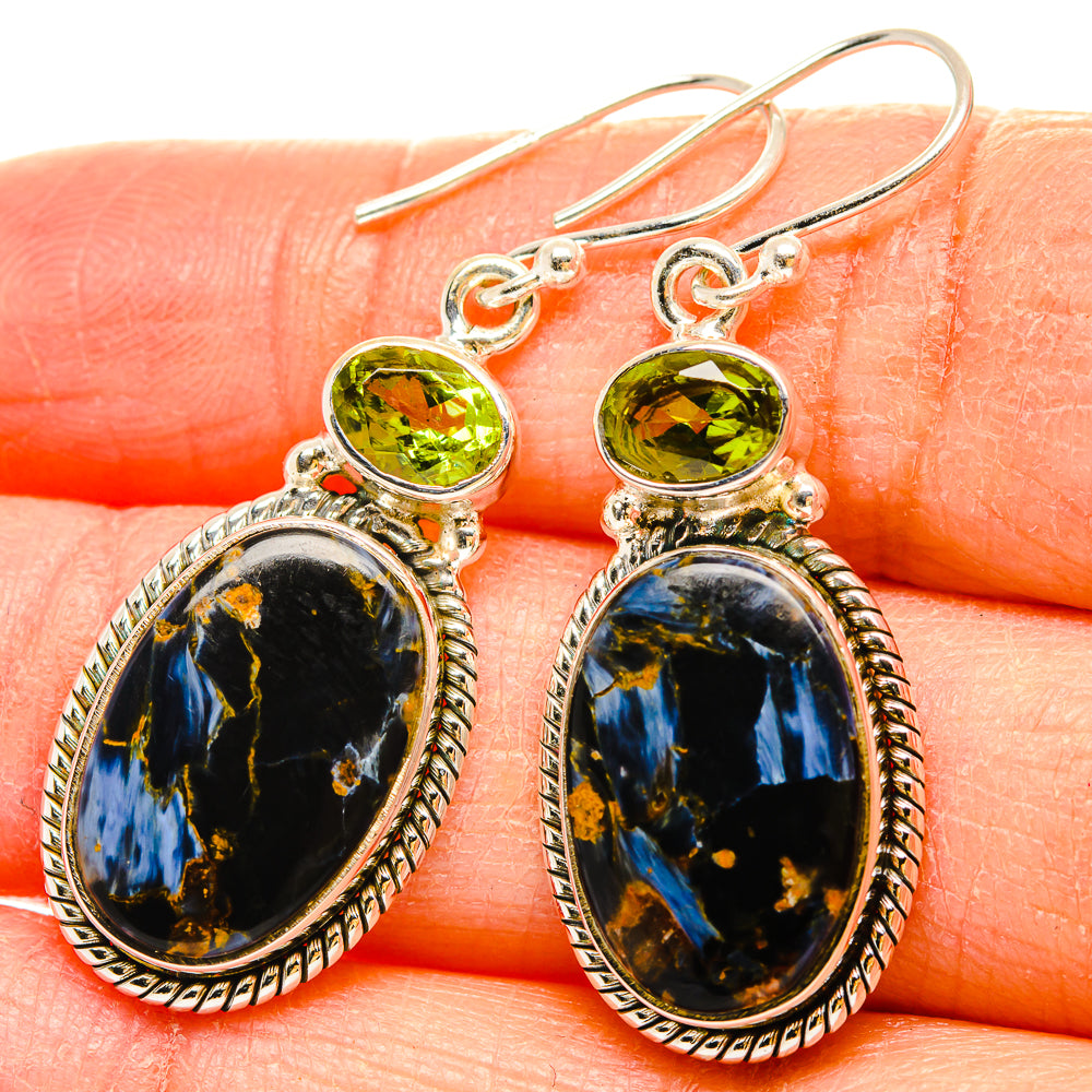 Pietersite Earrings handcrafted by Ana Silver Co - EARR430241