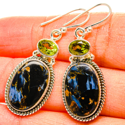 Pietersite Earrings handcrafted by Ana Silver Co - EARR430241