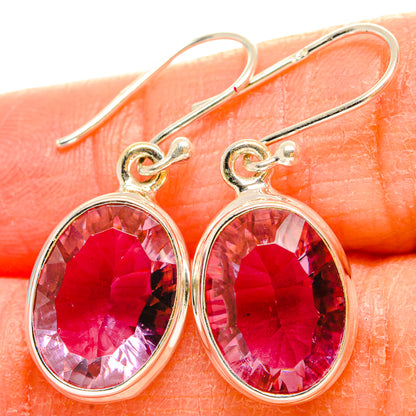 Color Change Alexandrite (Lab.) Earrings handcrafted by Ana Silver Co - EARR430242
