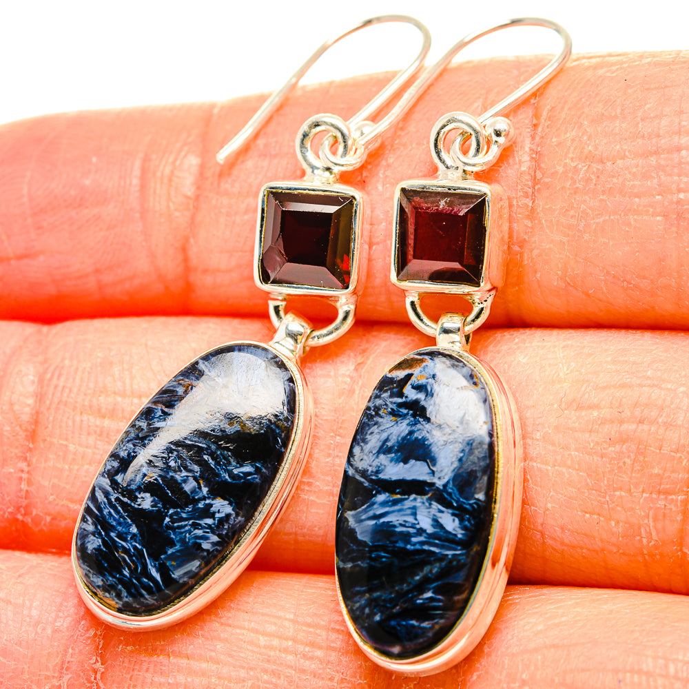 Pietersite Earrings handcrafted by Ana Silver Co - EARR430244