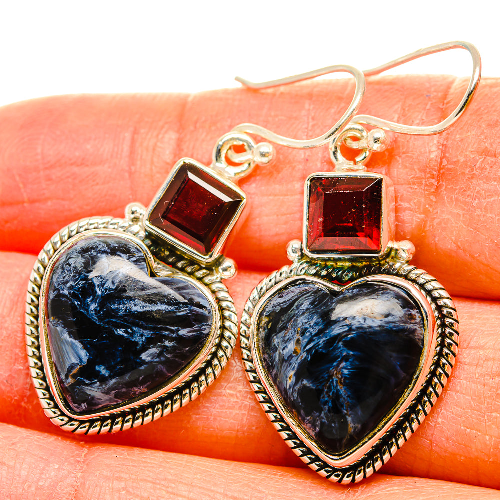 Pietersite Earrings handcrafted by Ana Silver Co - EARR430257