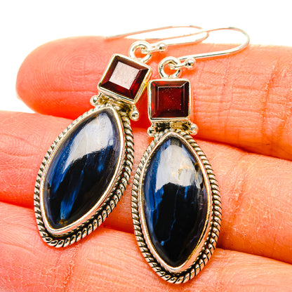 Pietersite Earrings handcrafted by Ana Silver Co - EARR430263