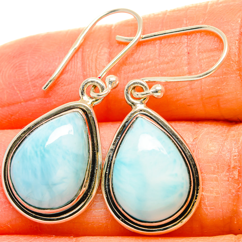 Larimar Earrings handcrafted by Ana Silver Co - EARR430264