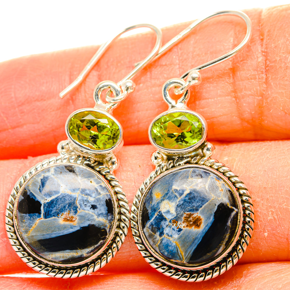 Pietersite Earrings handcrafted by Ana Silver Co - EARR430275