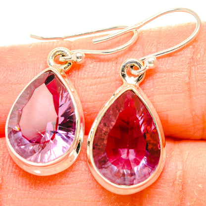 Color Change Alexandrite (Lab.) Earrings handcrafted by Ana Silver Co - EARR430293