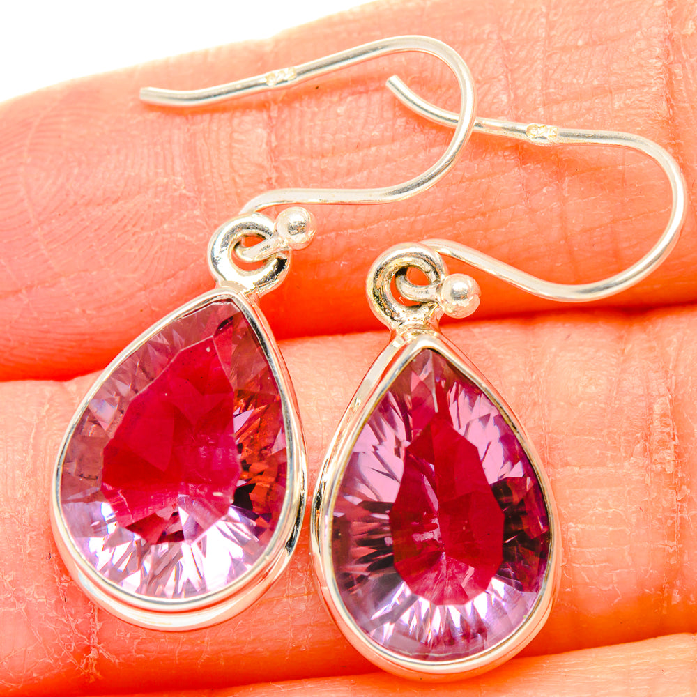 Color Change Alexandrite (Lab.) Earrings handcrafted by Ana Silver Co - EARR430300