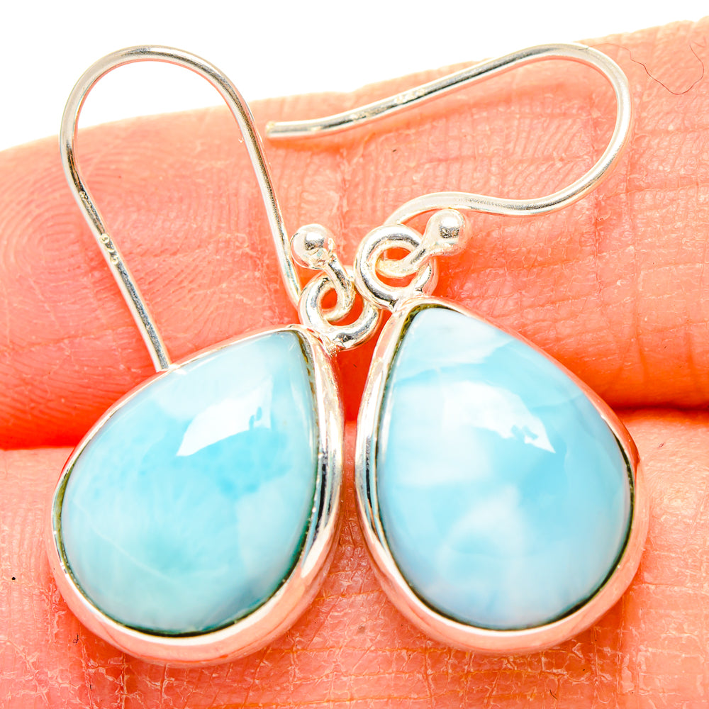 Larimar Earrings handcrafted by Ana Silver Co - EARR430301