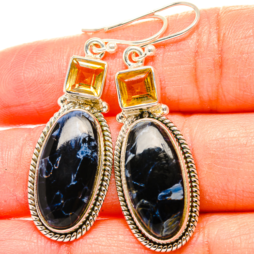Pietersite Earrings handcrafted by Ana Silver Co - EARR430306