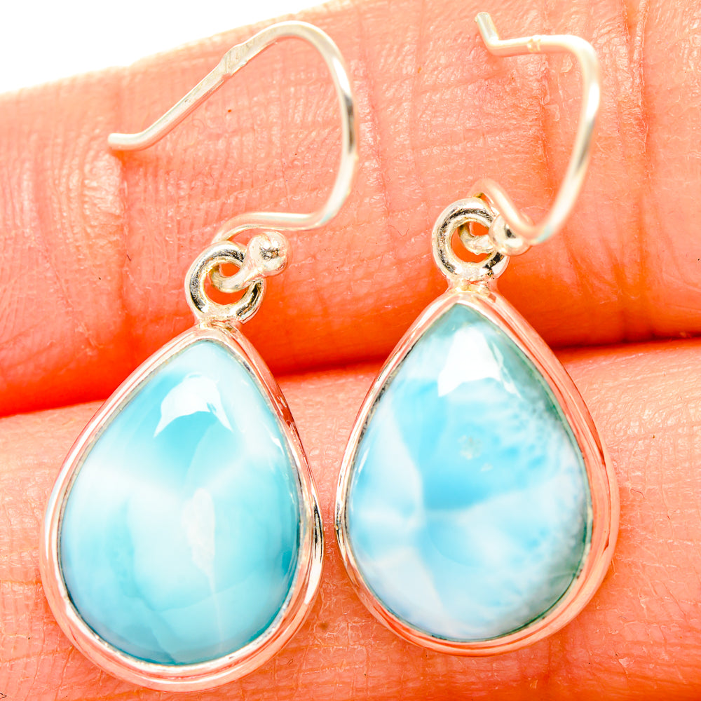 Larimar Earrings handcrafted by Ana Silver Co - EARR430309