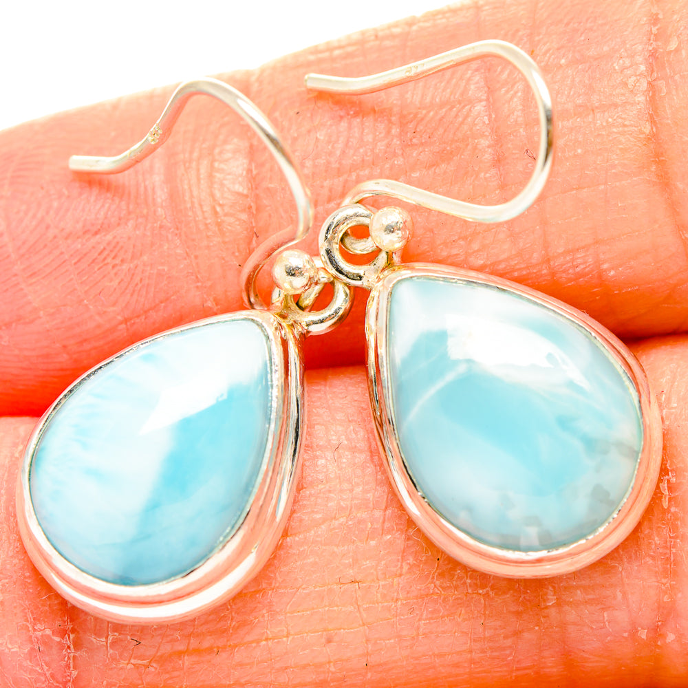 Larimar Earrings handcrafted by Ana Silver Co - EARR430316