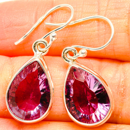 Color Change Alexandrite (Lab.) Earrings handcrafted by Ana Silver Co - EARR430324