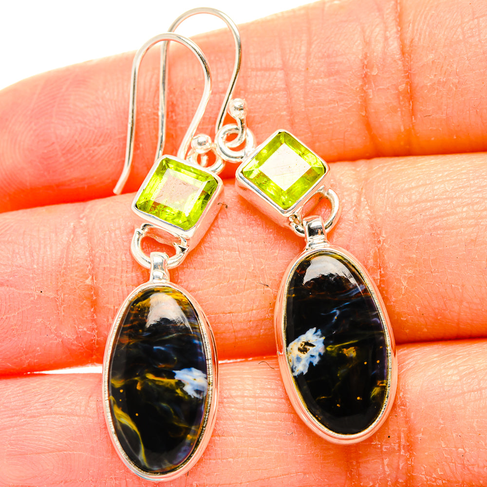 Pietersite Earrings handcrafted by Ana Silver Co - EARR430326