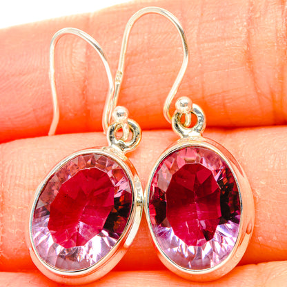 Color Change Alexandrite (Lab.) Earrings handcrafted by Ana Silver Co - EARR430328