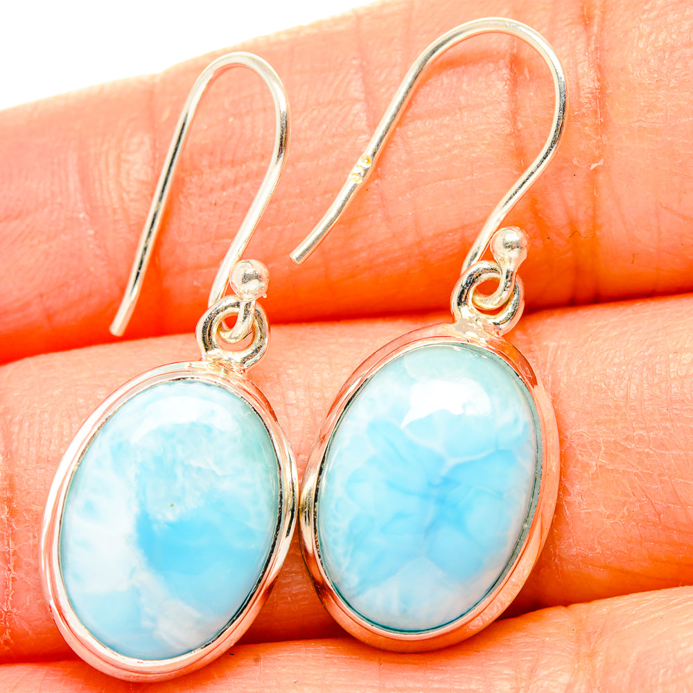 Larimar Earrings handcrafted by Ana Silver Co - EARR430354