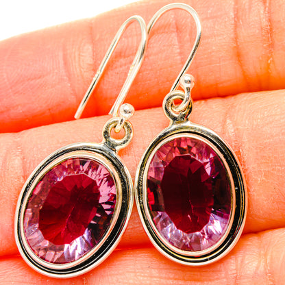 Color Change Alexandrite (Lab.) Earrings handcrafted by Ana Silver Co - EARR430371