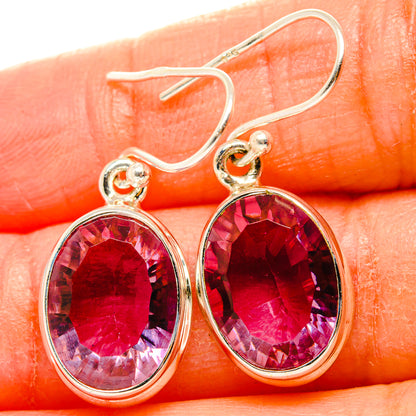 Color Change Alexandrite (Lab.) Earrings handcrafted by Ana Silver Co - EARR430385