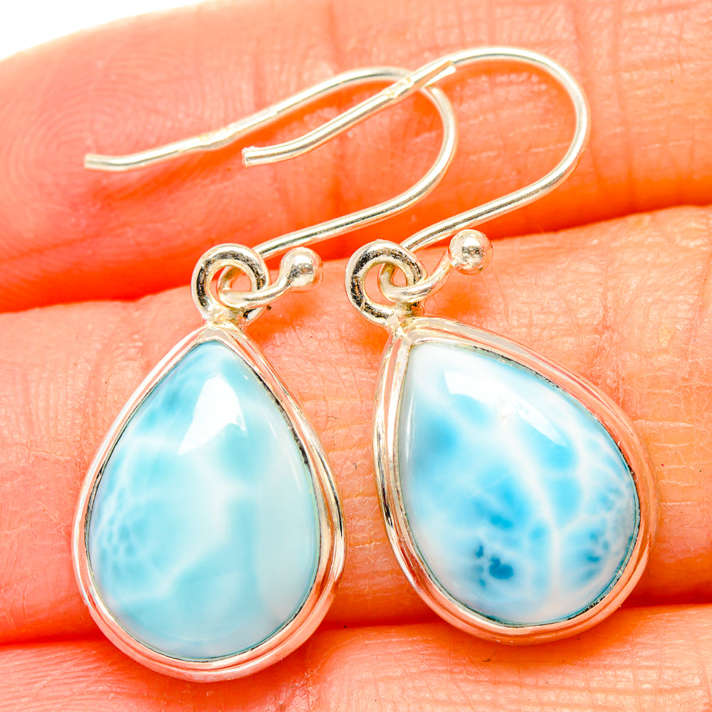 Larimar Earrings handcrafted by Ana Silver Co - EARR430394