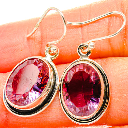 Color Change Alexandrite (Lab.) Earrings handcrafted by Ana Silver Co - EARR430407