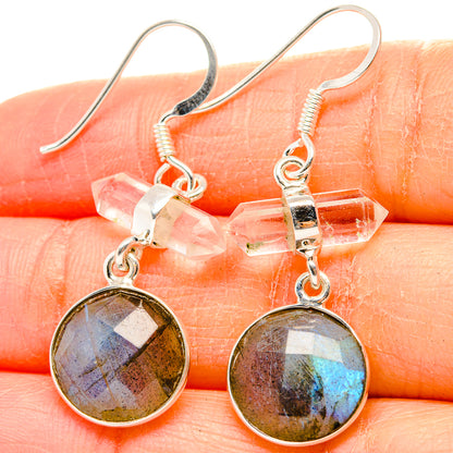 Labradorite Earrings handcrafted by Ana Silver Co - EARR430438