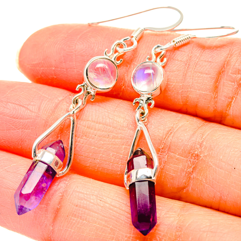 Amethyst Earrings handcrafted by Ana Silver Co - EARR430440