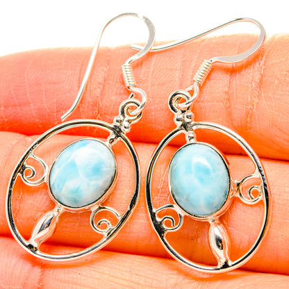 Larimar Earrings handcrafted by Ana Silver Co - EARR430460