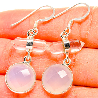 Rainbow Moonstone Earrings handcrafted by Ana Silver Co - EARR430463