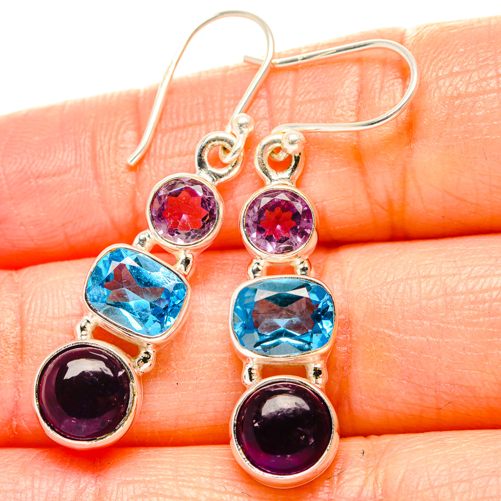 Amethyst Earrings handcrafted by Ana Silver Co - EARR430487