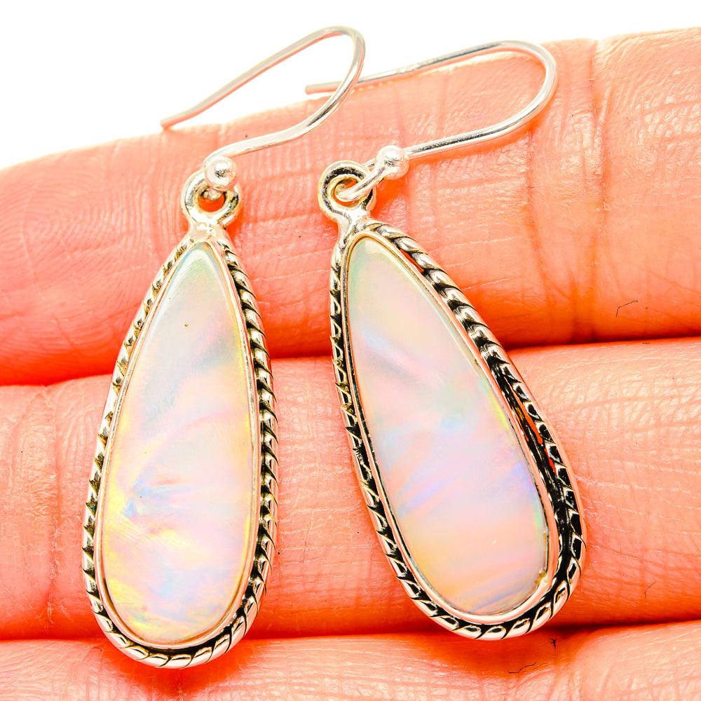 Aura Opal Earrings handcrafted by Ana Silver Co - EARR430491