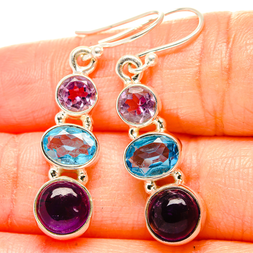 Amethyst Earrings handcrafted by Ana Silver Co - EARR430494