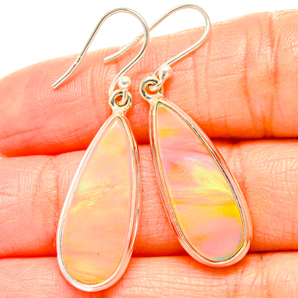 Aura Opal Earrings handcrafted by Ana Silver Co - EARR430495