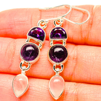 Amethyst Earrings handcrafted by Ana Silver Co - EARR430496