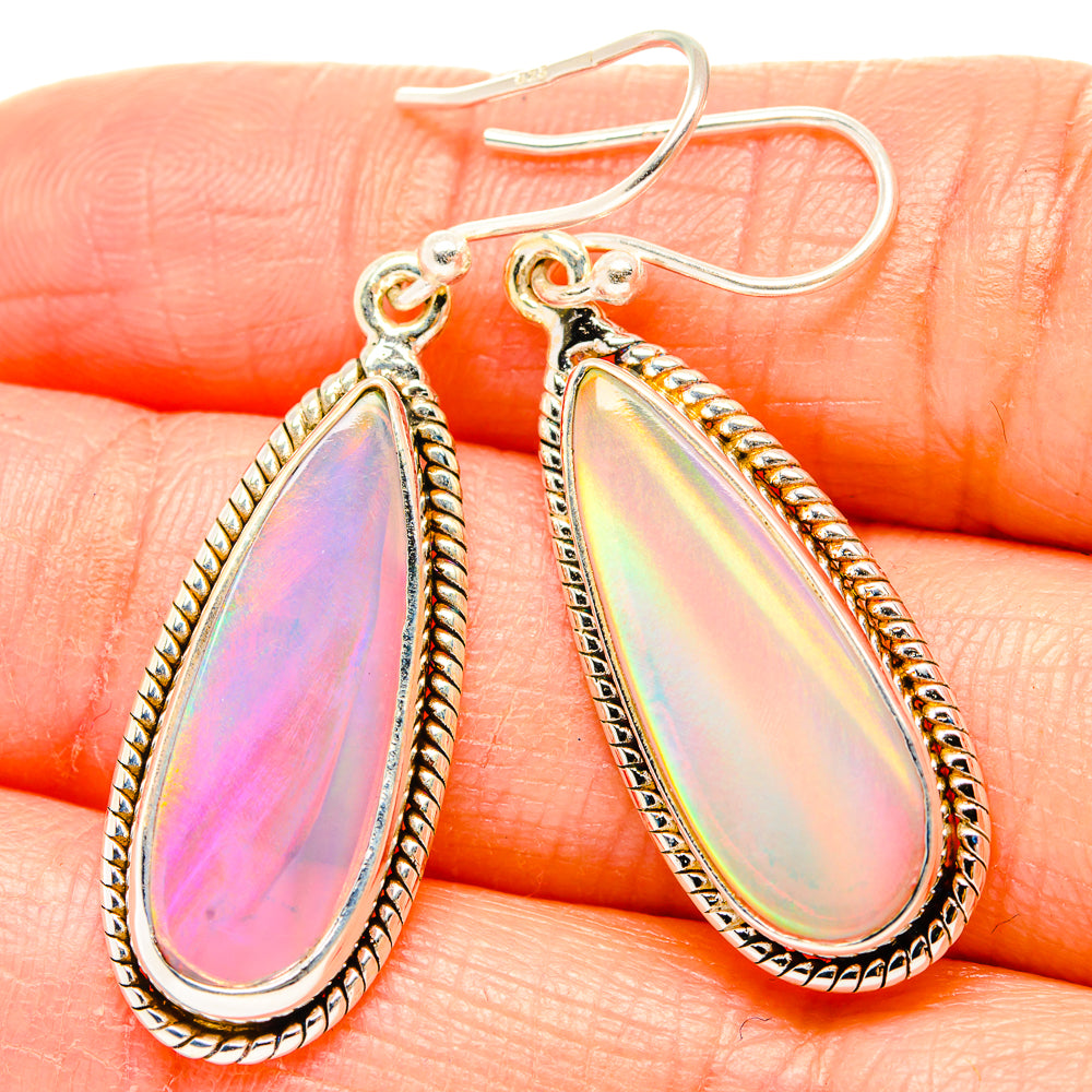 Aura Opal Earrings handcrafted by Ana Silver Co - EARR430498