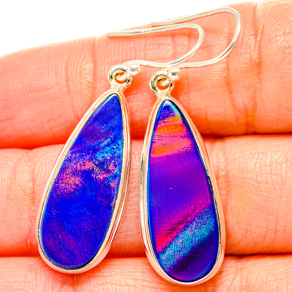 Aura Opal Earrings handcrafted by Ana Silver Co - EARR430499