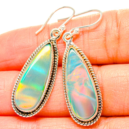Aura Opal Earrings handcrafted by Ana Silver Co - EARR430502
