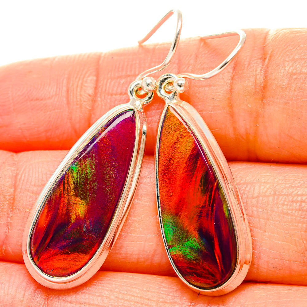 Aura Opal Earrings handcrafted by Ana Silver Co - EARR430504