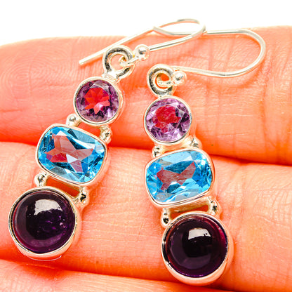Amethyst Earrings handcrafted by Ana Silver Co - EARR430507